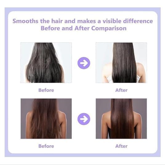 Rechargeable Wireless Hair Straightener Comb Brush for women