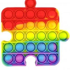 Pop It Fidget Toys, Push Pop Bubble Fidget Sensory Toy, Autism Special Needs Silicone Stress (Pack of 1)