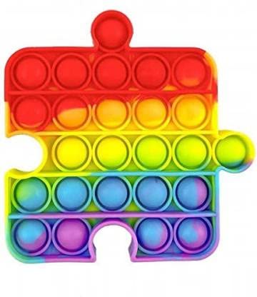 Pop It Fidget Toys, Push Pop Bubble Fidget Sensory Toy, Autism Special Needs Silicone Stress (Pack of 1)