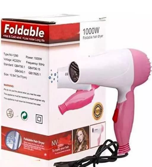Nova Nv-1290 1000W Professional Hair Dryer