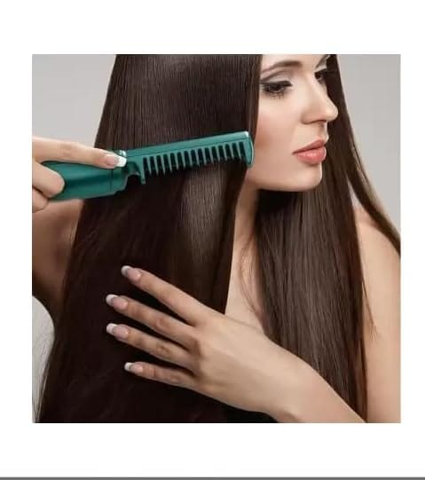 Rechargeable Wireless Hair Straightener Comb Brush for women
