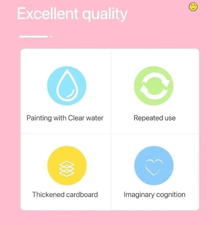 Magic Water book With kids Drawing Book Pack of 2