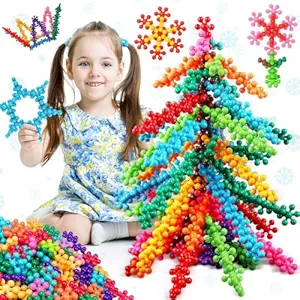 My Star Links Activities Educational Building Blocks Toys for Kids Boys Girls Multicolor Corona 100Pieces