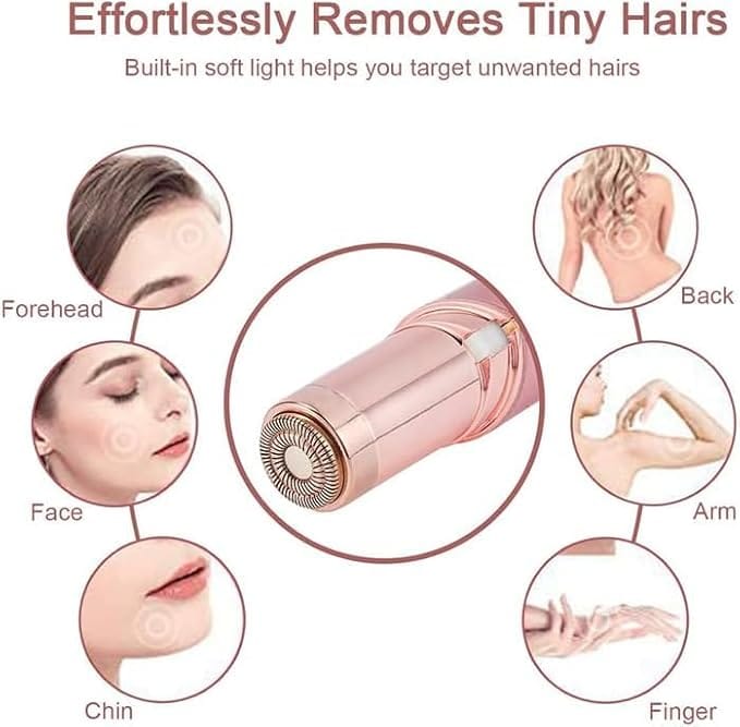 Flwaless Facial Hair Removal Machine for Women Chin Cheek Eyebrow Upper Lip Hair Remover for Women