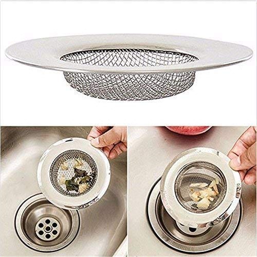Stainless Steel Sink Strainer Kitchen Drain Basin Basket Filter Stopper Drainer/Jali