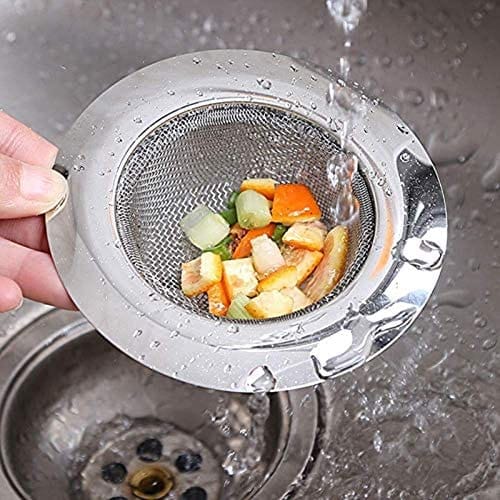 Stainless Steel Sink Strainer Kitchen Drain Basin Basket Filter Stopper Drainer/Jali