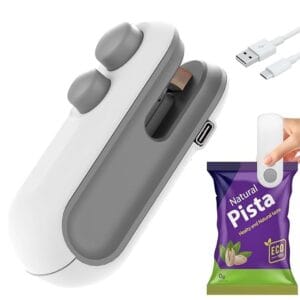 Portable Mini Sealing Machine USB Type-C Vacuum Sealer for Food Packets