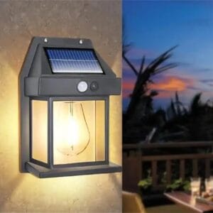 Solar Interaction Wall Lamp Outdoor Motion Sensor Auto Chargeable Front Porch Security Lamps