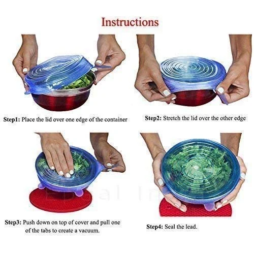 6 Pcs Silicone Lead Set