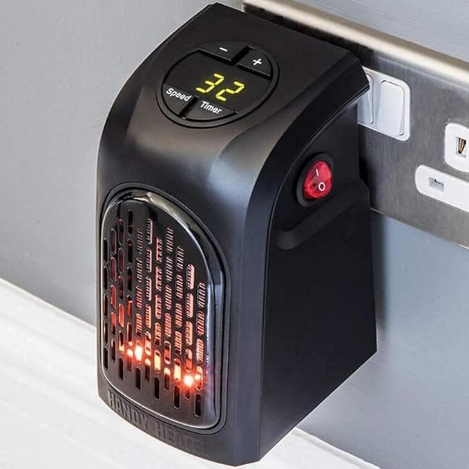 Electric Handy Heater|Wall-Outlet 400 Watts Electric Handy Room Heater
