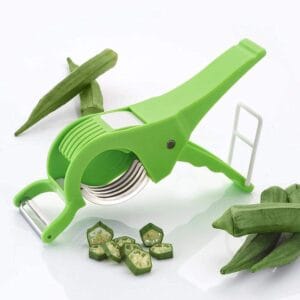 2 in 1 Vegetable Cutter | Versatile Slicing and Dicing Tool for Effortless Food Prep