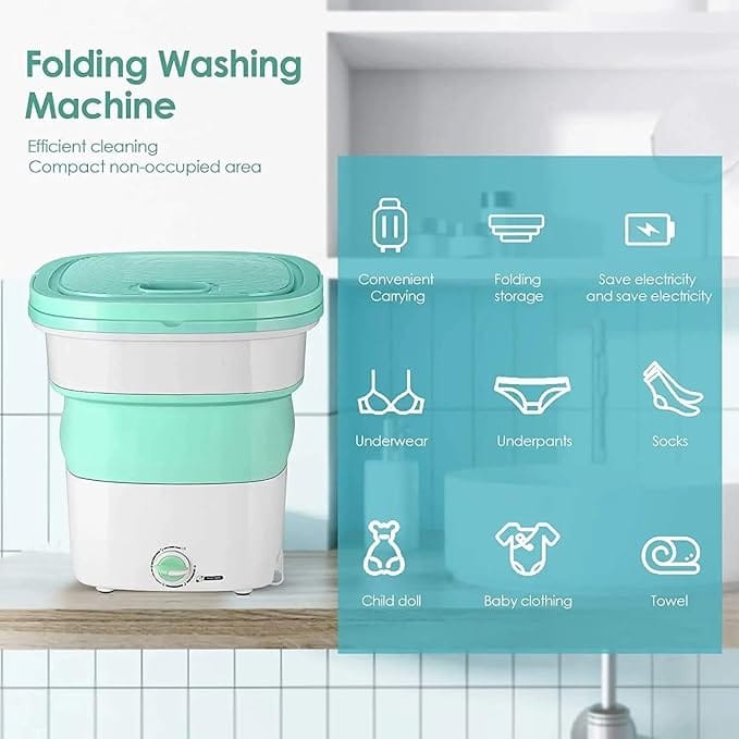 Portable Folding Washing Machine with Centrifugal Dryer