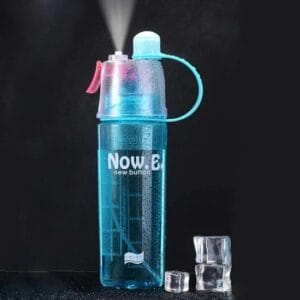 2 in 1 Mist Spray Water Bottle for Cycling, Running, Gym, Hiking, Drinking, Kids Boys, Girls