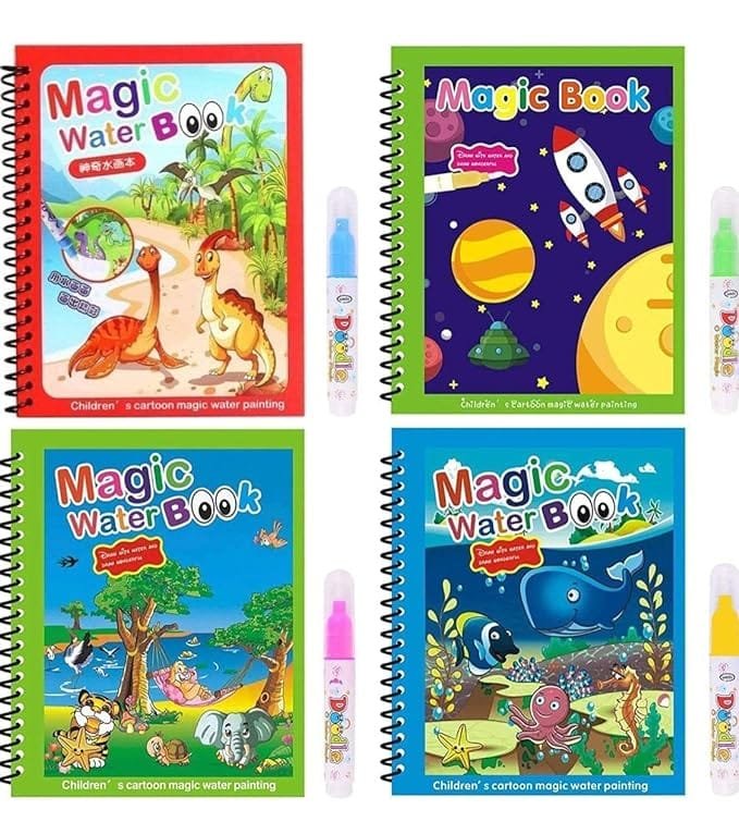 Magic Water book With kids Drawing Book Pack of 2