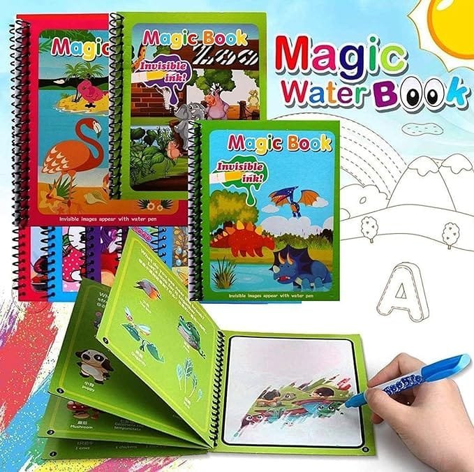 Magic Water book With kids Drawing Book Pack of 2