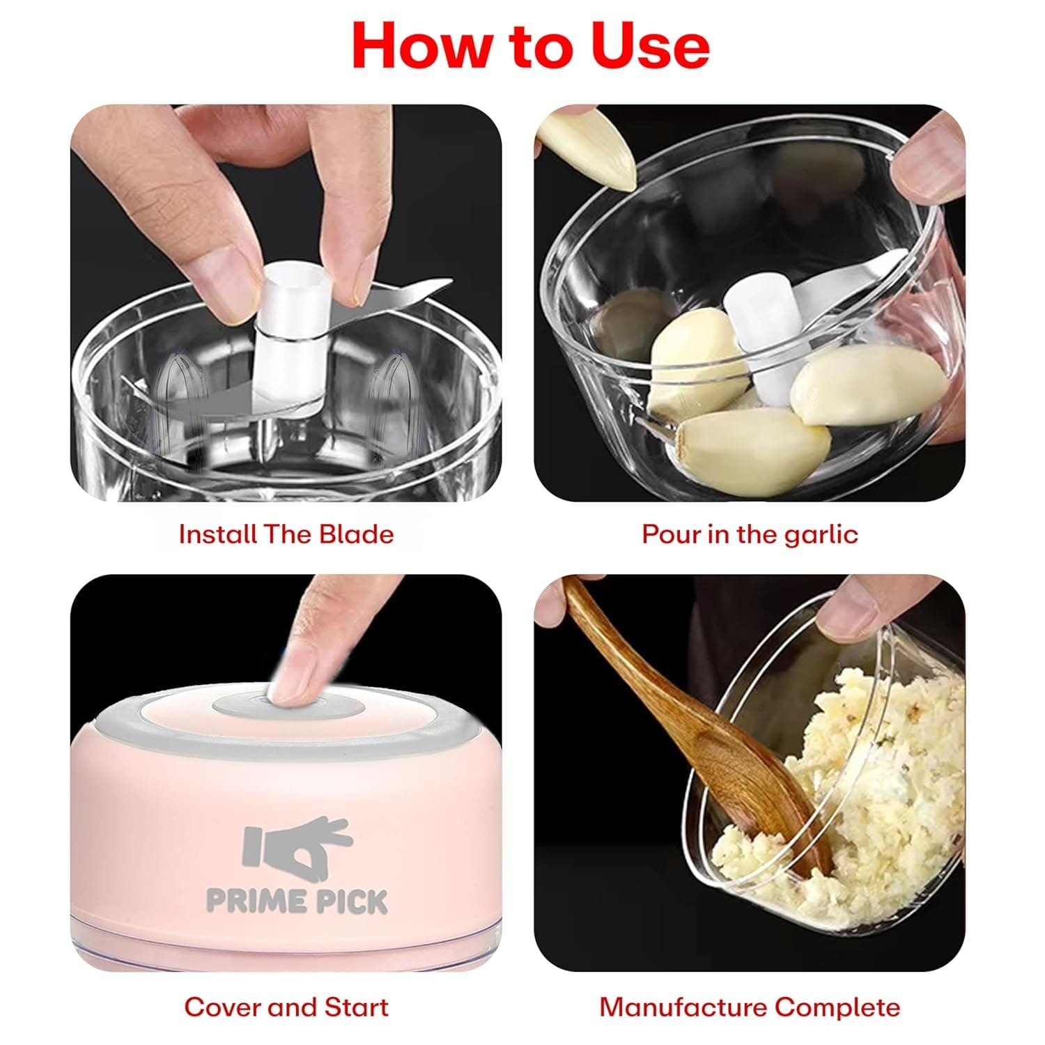 USB Garlic Electric Vegetable & Fruit Chopper