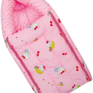 Born Babies Infants Printed Carry Bed Cum 3 in 1 Baby Sleeping Bag