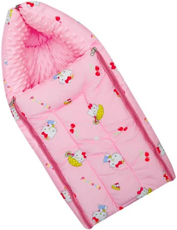 Born Babies Infants Printed Carry Bed Cum 3 in 1 Baby Sleeping Bag
