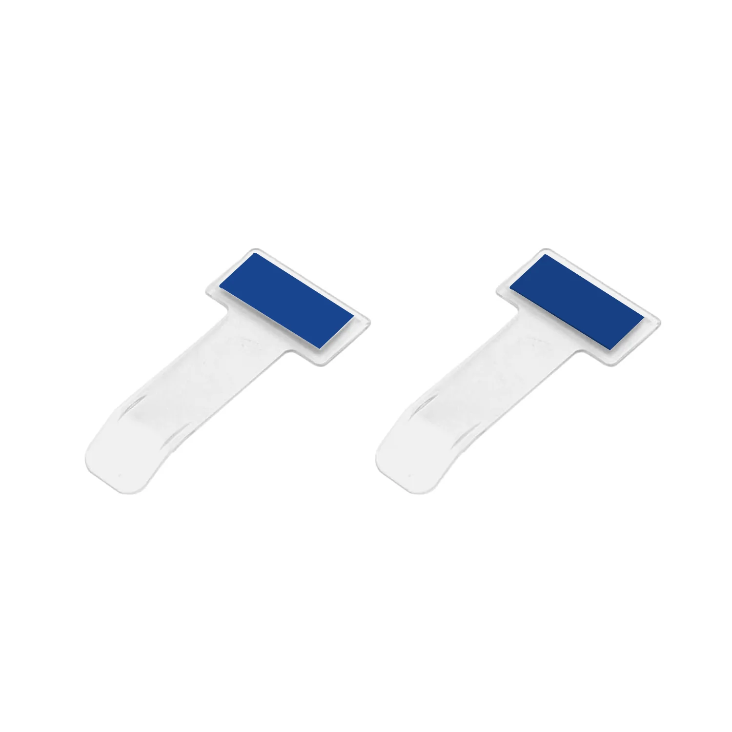 Car Fast Tag Cover, Fast Tag Holder, Windscreen Cardholder, Transparent Ticket Holder Car Fast Tag Stand, (Pack of 2