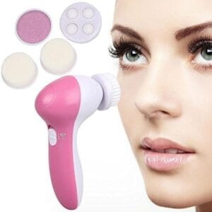 5 in 1 Portable Electric Facial Cleaner Multifunction Massager