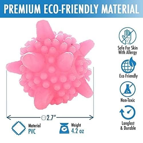 Washing Ball Reusable Tangle-Free Eco-Friendly Laundry Scrubbing Balls Dirt Lint Remover- Pack Of 10