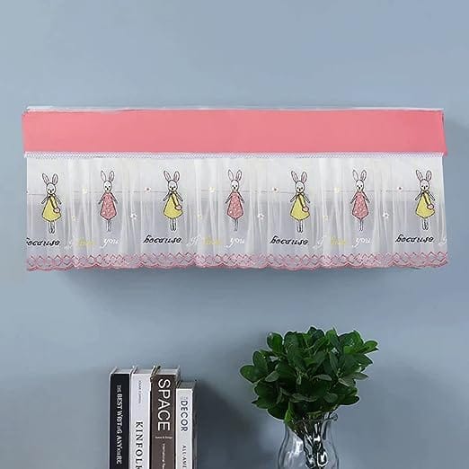 Air Conditioning Dust Cover Embroidery Designer, Ac Cover for Indoor Split Ac 1.5 AND 2.0 Ton (97 x 31 x 21cm )