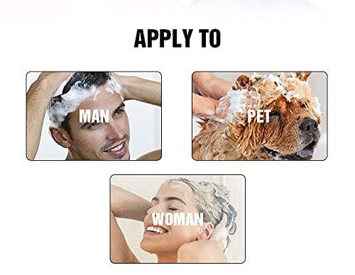 Hair Scalp Shampoo Brush For Natural Hair Care & Growth – Soft Silicone Bristles Scrubber For Men, Women – All Hair Types, Straight, Wavy, Curly