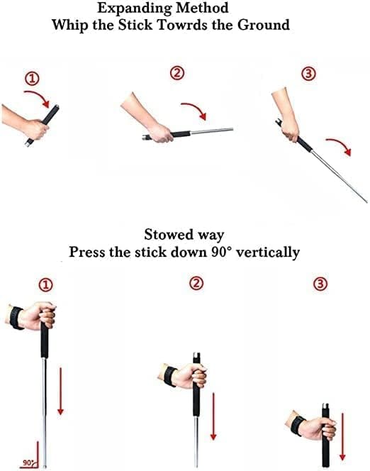 Self Defence Stick Rod Foldable ,Self Defence Steel Rod,Foldable Rod