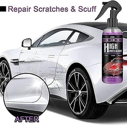 3-in-1 High Protection Car Spray, Car Coating Agent Quick Car Coating Spray, Water-Proof, Fouling Resistance, Anti-Aging, Suitable For Car Polishing, 1 Pack, 200ml