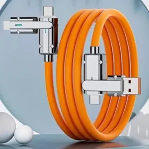 4 In 1 Data Cable Fast Charging Portable Cord For Travel/Outdoor