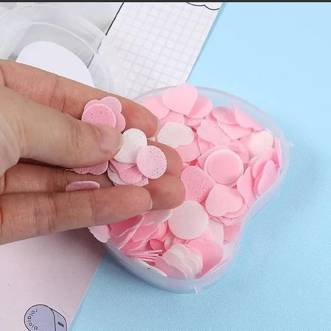 Paper Soap in Apple Shape Soap Sheets for Hand Wash Bottle, for Kitchen, Toilet, Outdoor, Travel, Camping, Hiking, School, Collegec(1 pc)