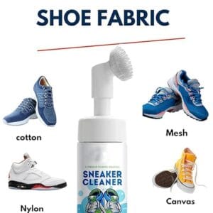 Sneaker Cleaner Premium Foaming Solution With Silicon Bristle Brush Shoe Cleaner & Shoe Shampoo For Sneaker Nubuck Canvas Knit Trainers Multi-Material Suede 100 ml
