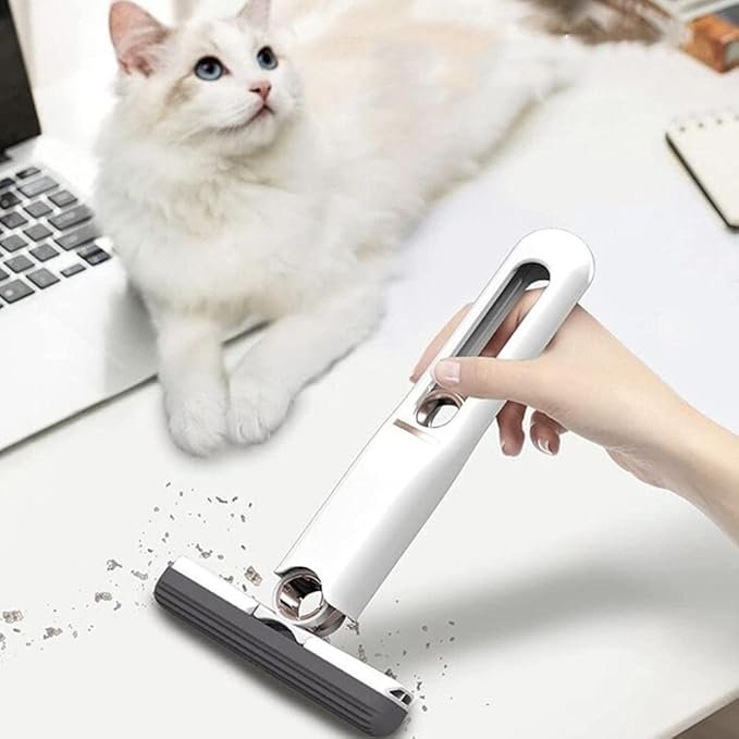 Mini Mop for Kitchen with 2 Sponges Portable Mini Mop Self Squeeze Strong Absorbent Magic Wiper