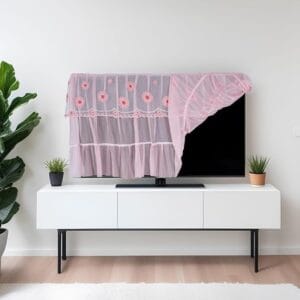 All Model TV Cover Colourful Dustproof for LCD LED, Indoor Bedroom Living Room Decoration Dust Cover
