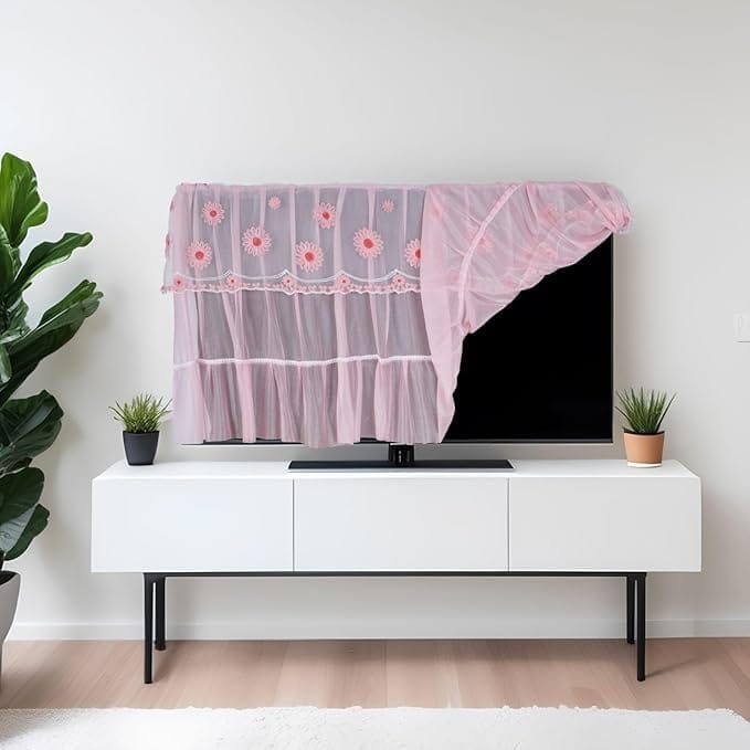 All Model TV Cover Colourful Dustproof for LCD LED, Indoor Bedroom Living Room Decoration Dust Cover