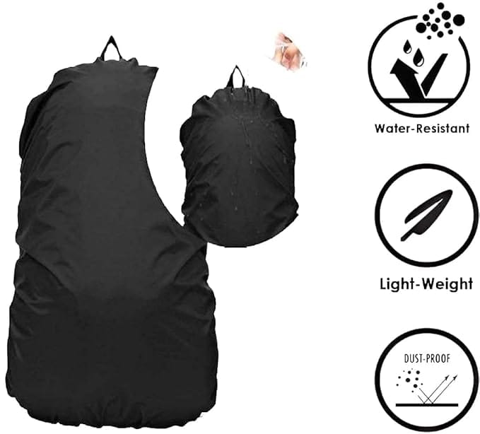 Bag Cover Waterproof Rain Cover for Backpack Bags, Rainproof Dust Proof Protector Elastic