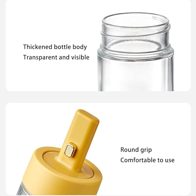 1 pc Seasoning, condiment holder, Seasoning Jar with Retractable Spoon | Tight Seasoning Jar with Retractable Spoon and Lid,Sugar Bowl Bath Salt Storage Jar Seasoning