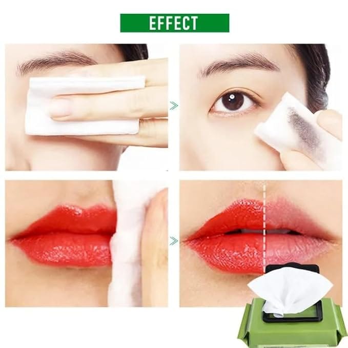 MAKEUP REMOVER WIPES, Avocado Moisturizing Deep Cleaning Wipes Makeup Remover Facial Wipes