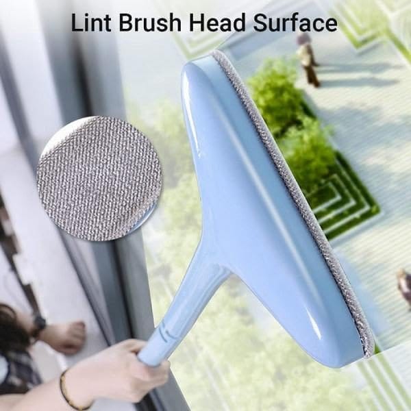 2 in 1 Mesh Cleaning Brush Extended Handle Window Cleaning Brush