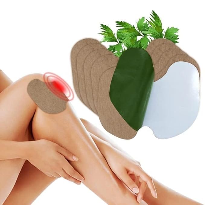 Herbal Knee Plaster Sticker Pain Relief and Inflammation Patches Joint Knee Relief Patches Kit Natural Wormwood Extract Sticker Knee Pain Relief Patches For Men Women