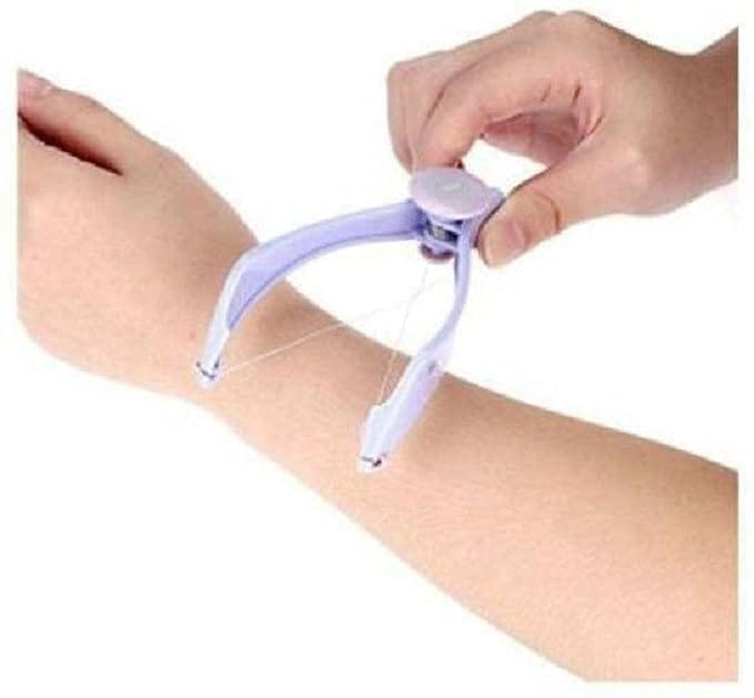 Eyebrow Face and Body Hair Threading and Removal System kit Tweezers for eyebrows