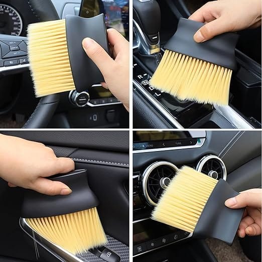 Car Dust Cleaner Soft Hair Brush |Tool for Car Cleaning Brush AC Vent Cleaning for Car Dashboard Dust Dirt Cleaner Brush