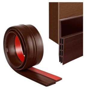 Silicone Self Adhesive Door Air Gap Sealing Seal Waterproof Tape Strip Insect Proof Window (1m)