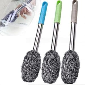 Long Handle Steel Wire Bottle Cleaning Brush For Narrow Neck Containers