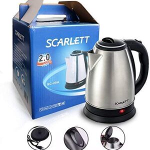 Scarlet Electric Kettle Design for Hot Water, Tea,Coffee,Milk, Rice and Other Multi PuRP Accessoriesose Cooking Foods Kettle