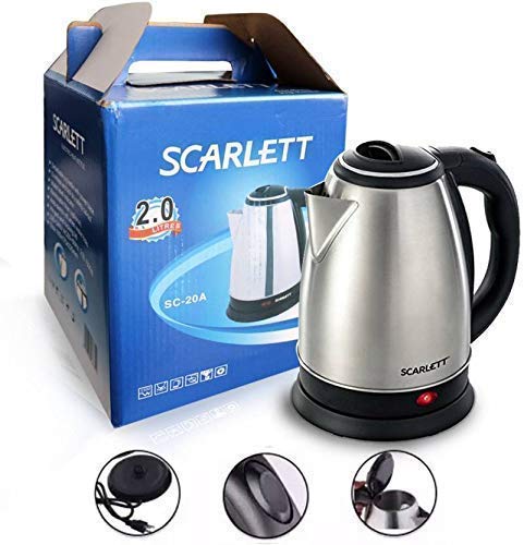 Scarlet Electric Kettle Design for Hot Water, Tea,Coffee,Milk, Rice and Other Multi PuRP Accessoriesose Cooking Foods Kettle