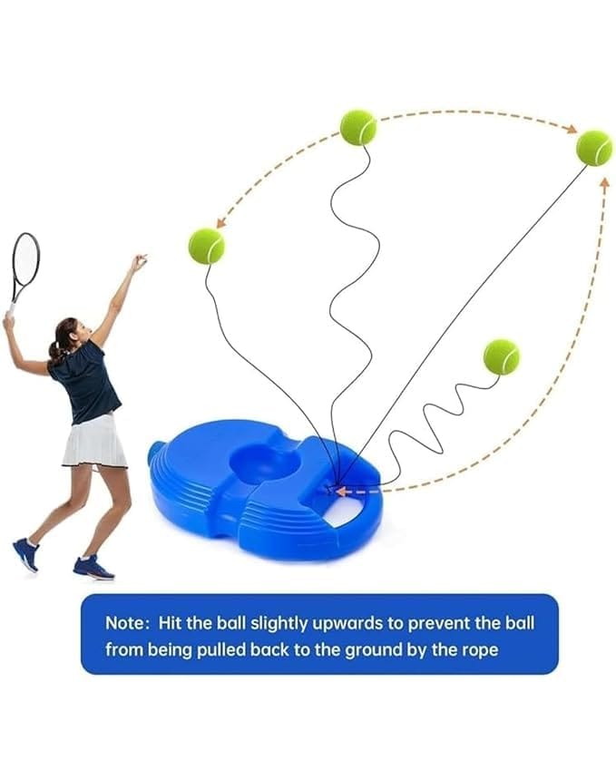Self Tennis Practice Ball with String, Tennis Trainer Rebound Ball for Boys & Girls, Convenient Solo