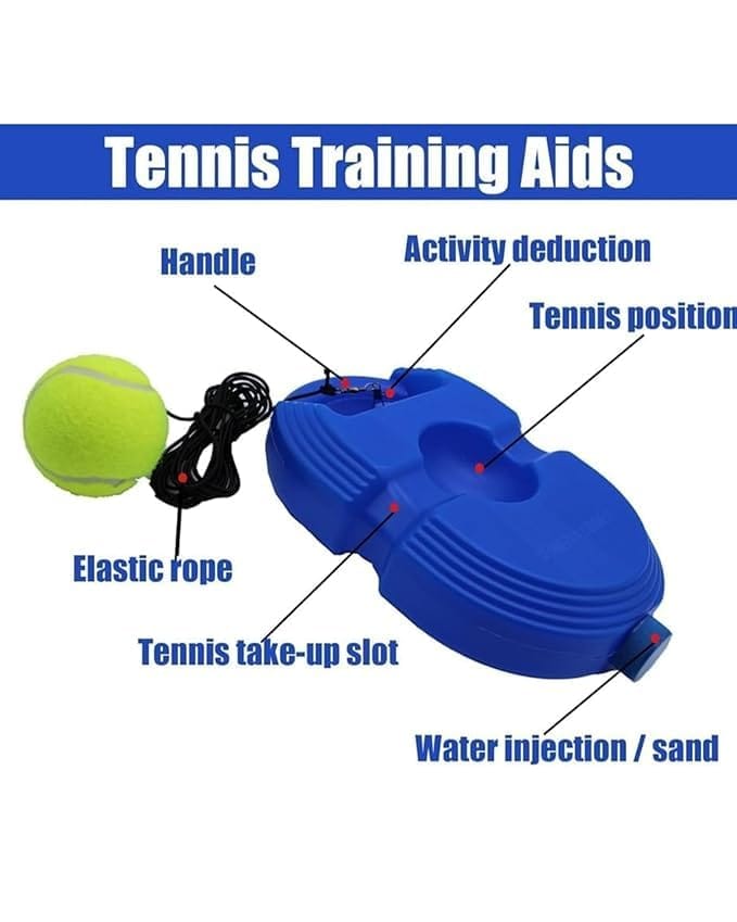Self Tennis Practice Ball with String, Tennis Trainer Rebound Ball for Boys & Girls, Convenient Solo