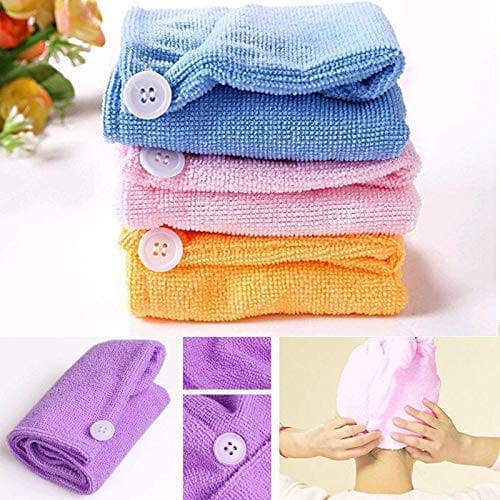 Microfiber Women’s Multi Pattern Hair Towel Wrap