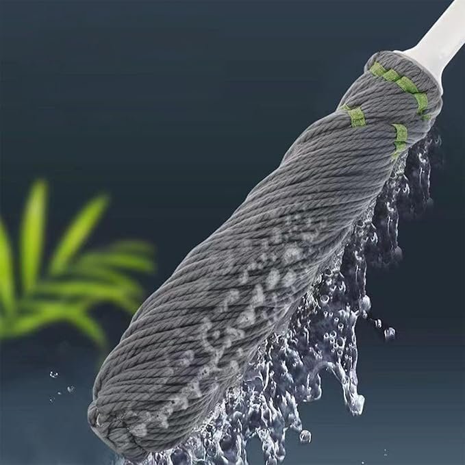 Microfiber Twist Mop for Floor Cleaning, Squeeze Twist Mop Stick Effective Pocha for Floor Cleaning